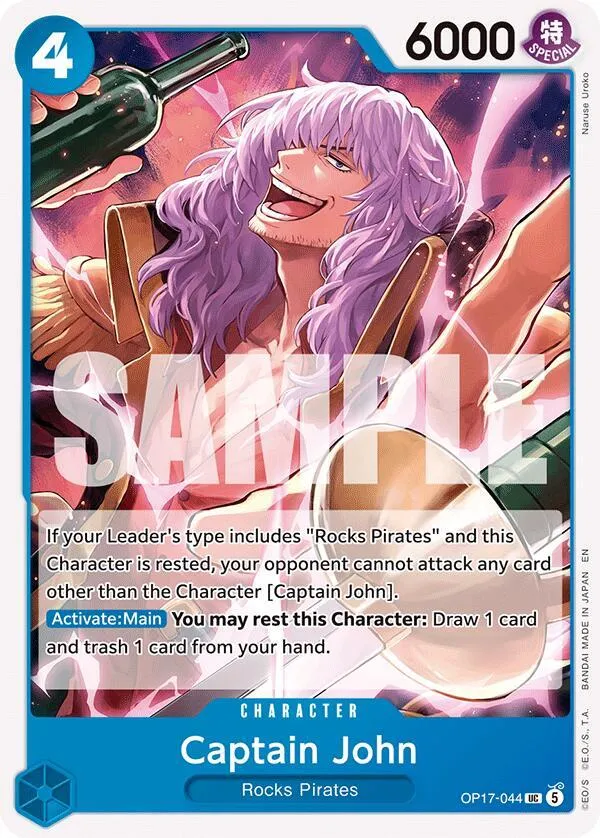 Captain John — The World's Strongest Warriors — One Piece Card Game