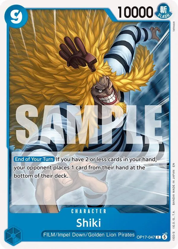 Shiki (047) — The World's Strongest Warriors — One Piece Card Game