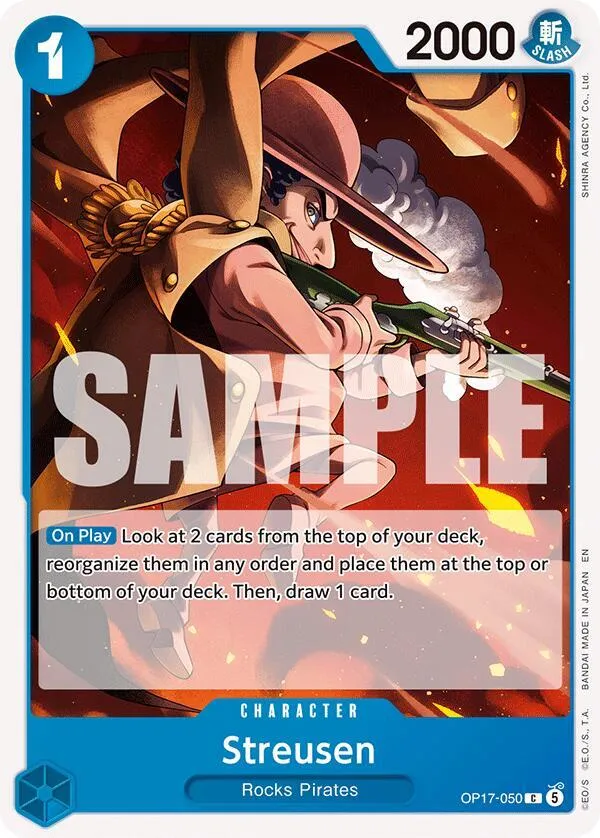 Streusen (050) — The World's Strongest Warriors — One Piece Card Game