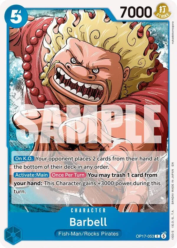 Barbell — The World's Strongest Warriors — One Piece Card Game
