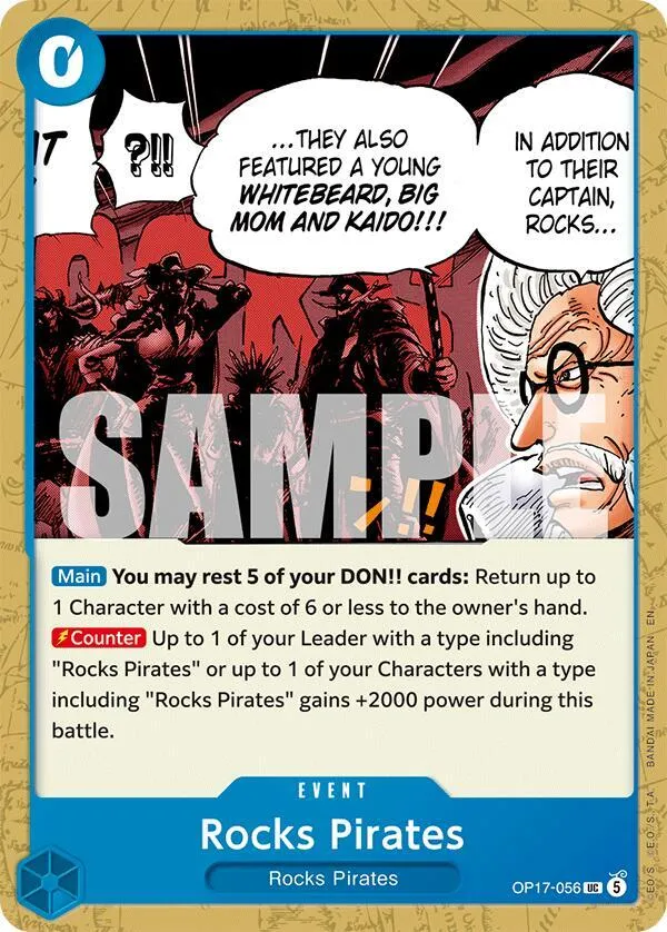 Rocks Pirates — The World's Strongest Warriors — One Piece Card Game