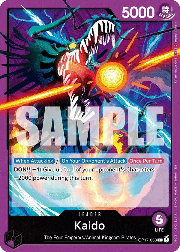 Kaido (058) — The World's Strongest Warriors — One Piece Card Game