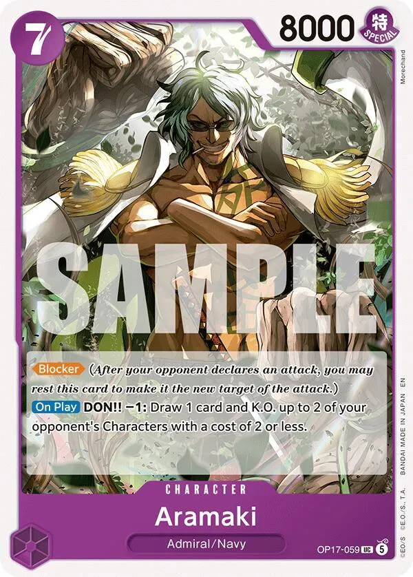 Aramaki — The World's Strongest Warriors — One Piece Card Game