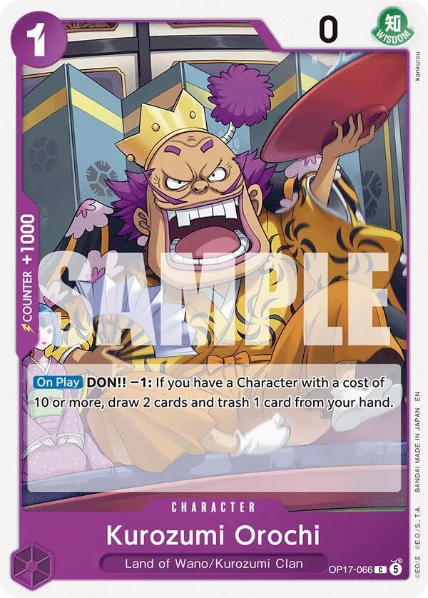 Kurozumi Orochi — The World's Strongest Warriors — One Piece Card Game