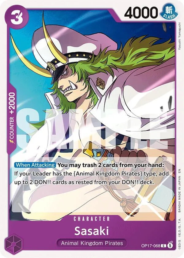 Sasaki — The World's Strongest Warriors — One Piece Card Game