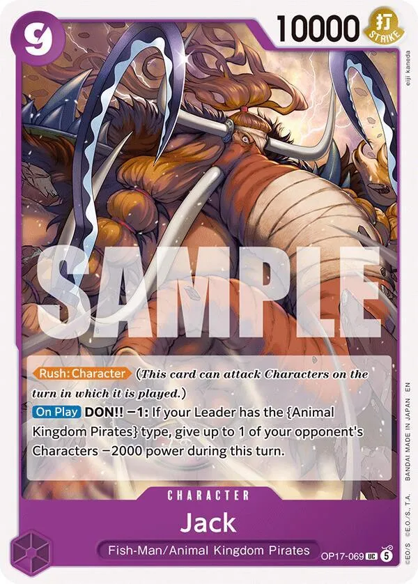 Jack — The World's Strongest Warriors — One Piece Card Game