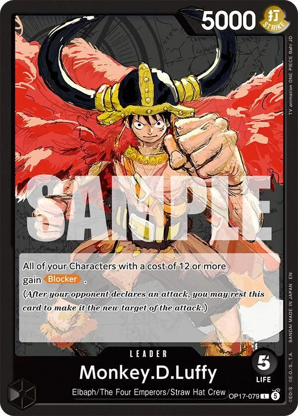 Monkey.D.Luffy (OP17-079) from The World's Strongest Warriors - One Piece Card Game