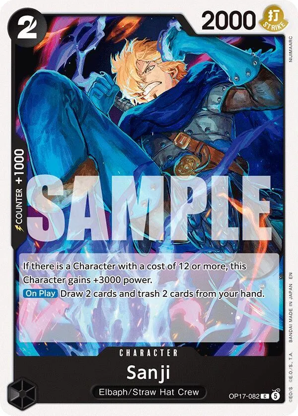 Sanji — The World's Strongest Warriors — One Piece Card Game