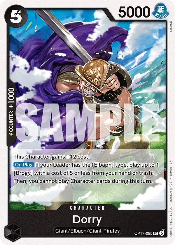 Dorry — The World's Strongest Warriors — One Piece Card Game