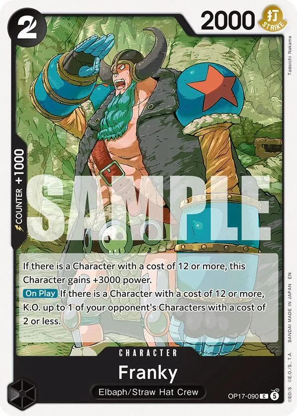 Franky — The World's Strongest Warriors — One Piece Card Game