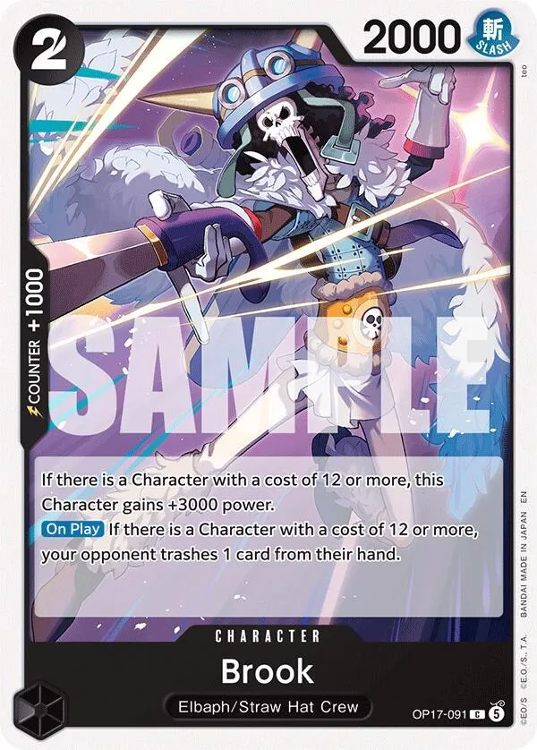 Brook — The World's Strongest Warriors — One Piece Card Game