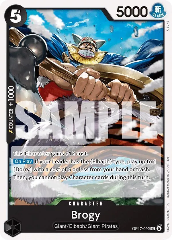 Brogy — The World's Strongest Warriors — One Piece Card Game