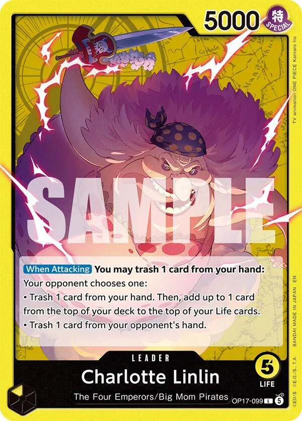 Charlotte Linlin (OP17-099) from The World's Strongest Warriors - One Piece Card Game