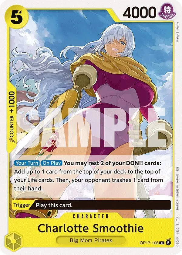Charlotte Smoothie — The World's Strongest Warriors — One Piece Card Game