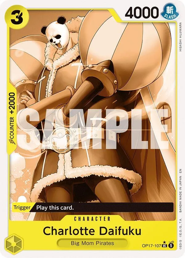 Charlotte Daifuku (Pandaman Art) — The World's Strongest Warriors — One Piece Card Game