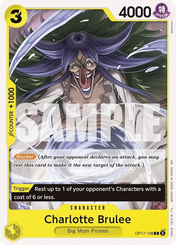 Charlotte Brulee — The World's Strongest Warriors — One Piece Card Game