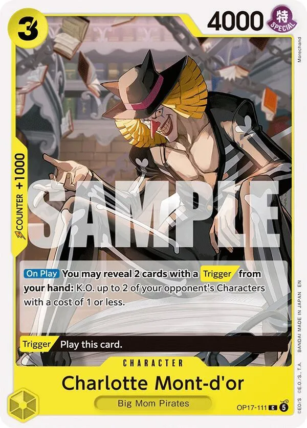 Charlotte Mont-d'or from The World's Strongest Warriors - One Piece Card Game