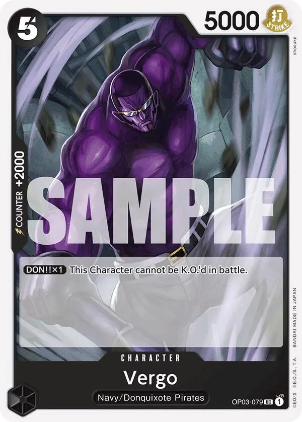 Vergo (Reprint) — Premium Booster -The Best- — One Piece Card Game