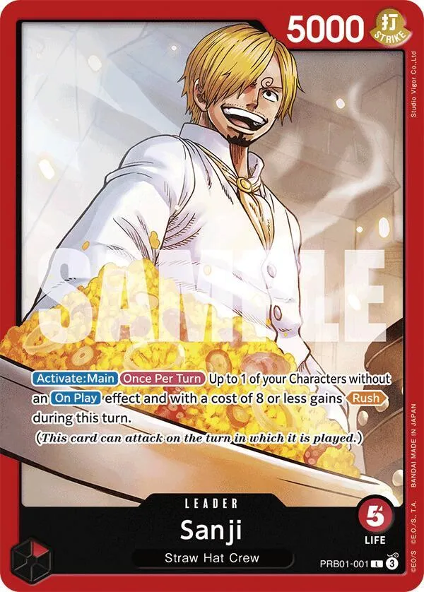 Sanji (PRB01-001) — Premium Booster -The Best- — One Piece Card Game