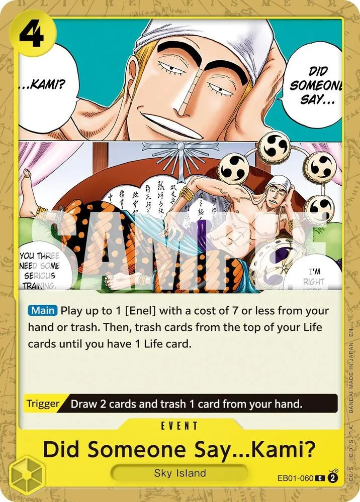 Did Someone Say...Kami? (Reprint) — Premium Booster -The Best- Vol. 2 — One Piece Card Game