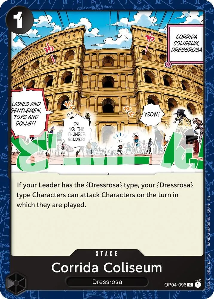Corrida Coliseum (Reprint) — Premium Booster -The Best- Vol. 2 — One Piece Card Game