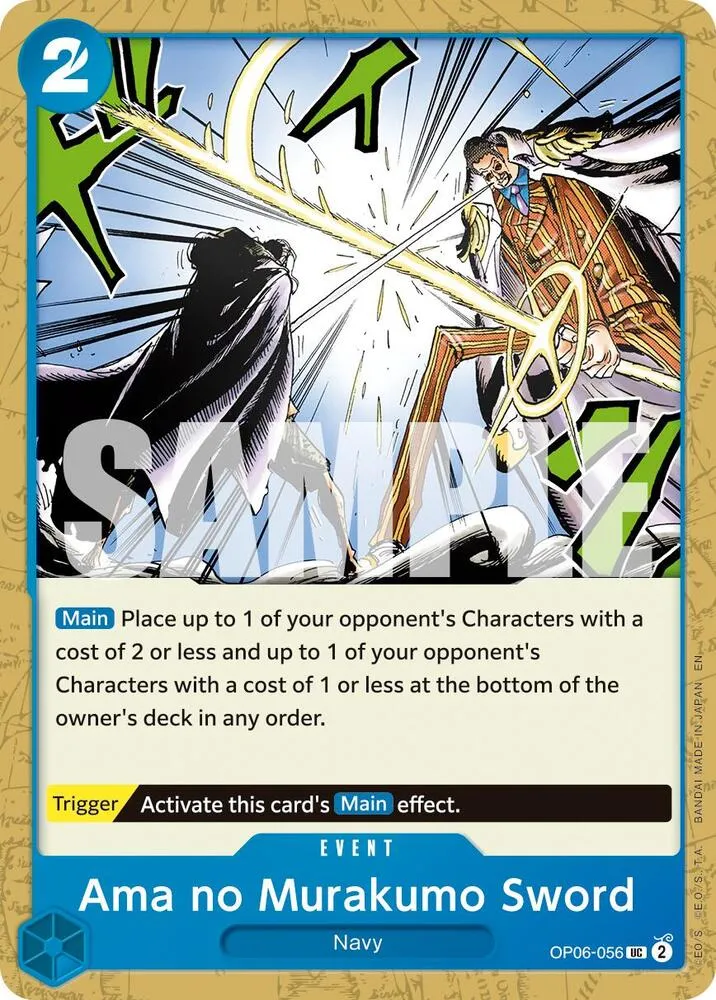Ama no Murakumo Sword (Reprint) from Premium Booster -The Best- Vol. 2 - One Piece Card Game