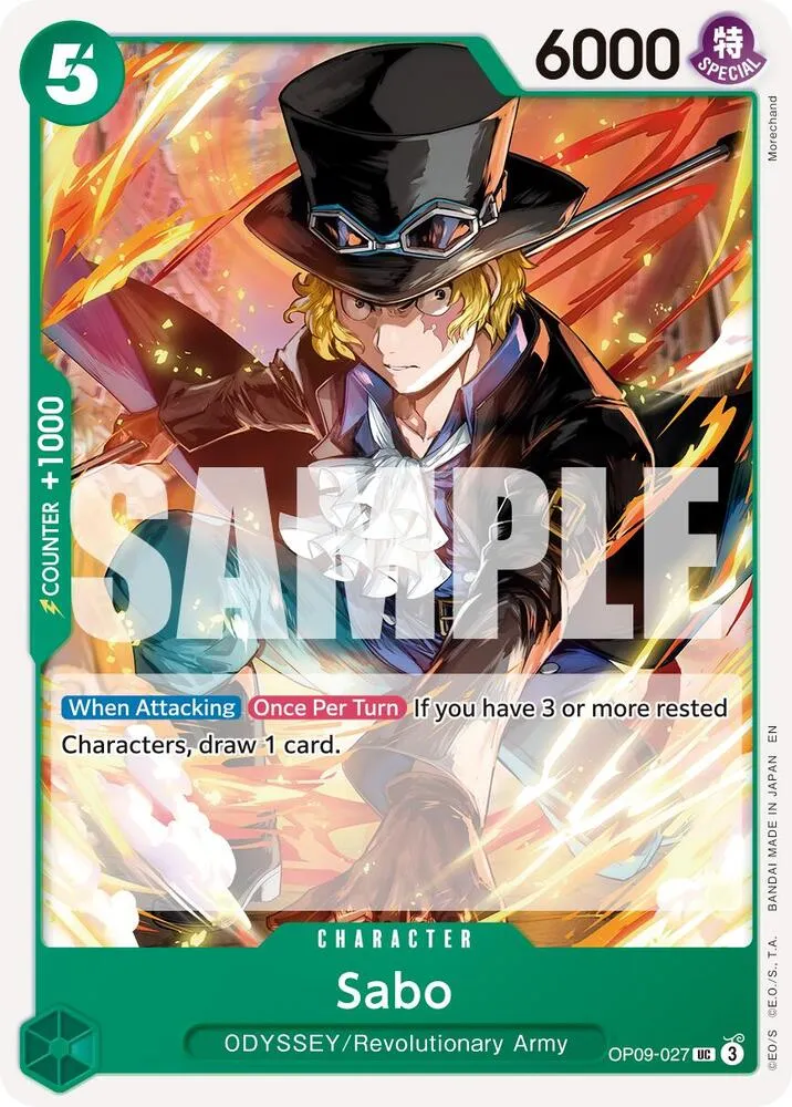 Sabo - OP09-027 (Reprint) — Premium Booster -The Best- Vol. 2 — One Piece Card Game