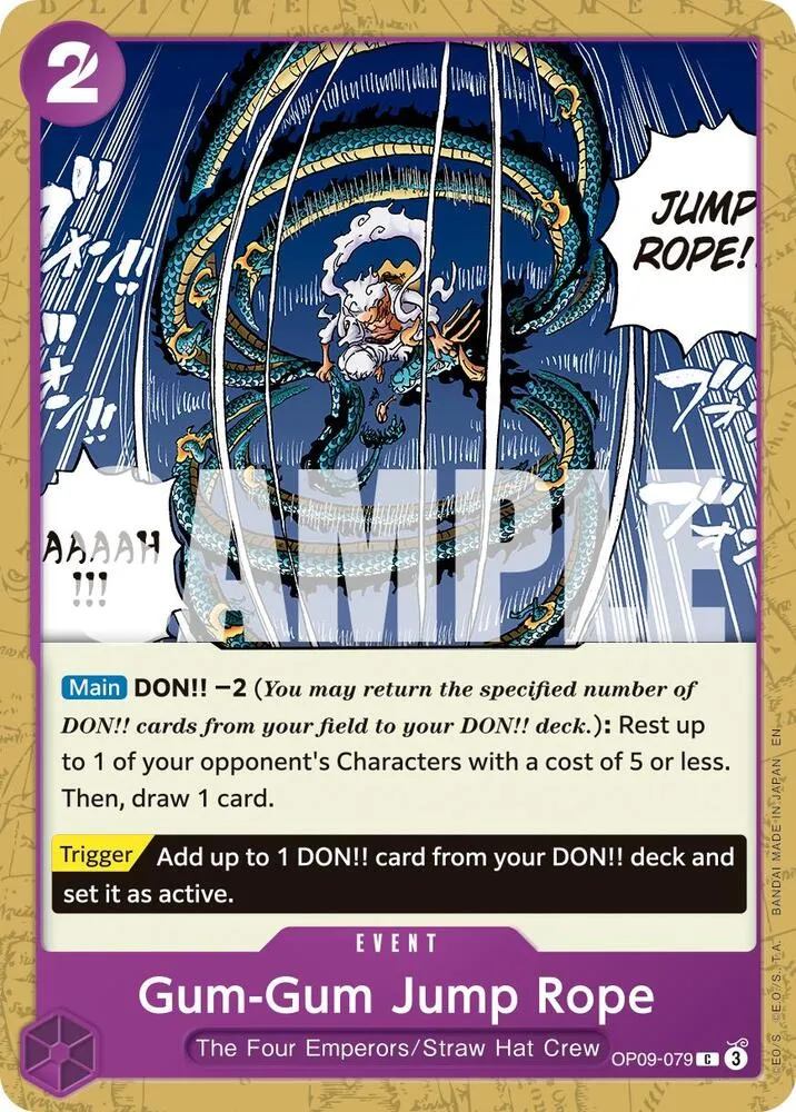 Gum-Gum Jump Rope (Reprint) — Premium Booster -The Best- Vol. 2 — One Piece Card Game