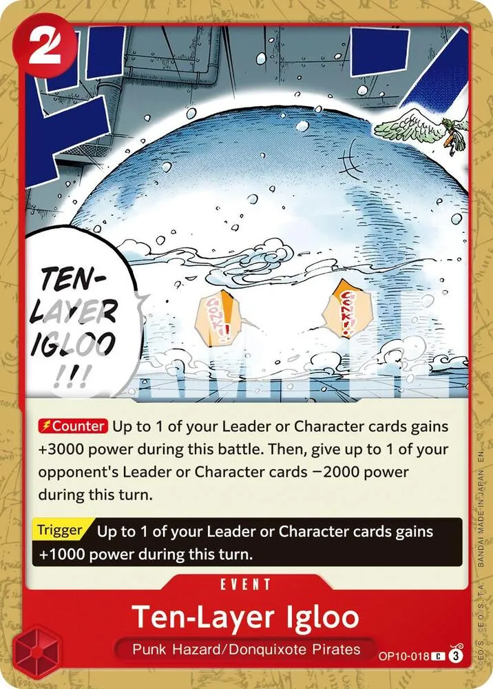 Ten-Layer Igloo (Reprint) — Premium Booster -The Best- Vol. 2 — One Piece Card Game