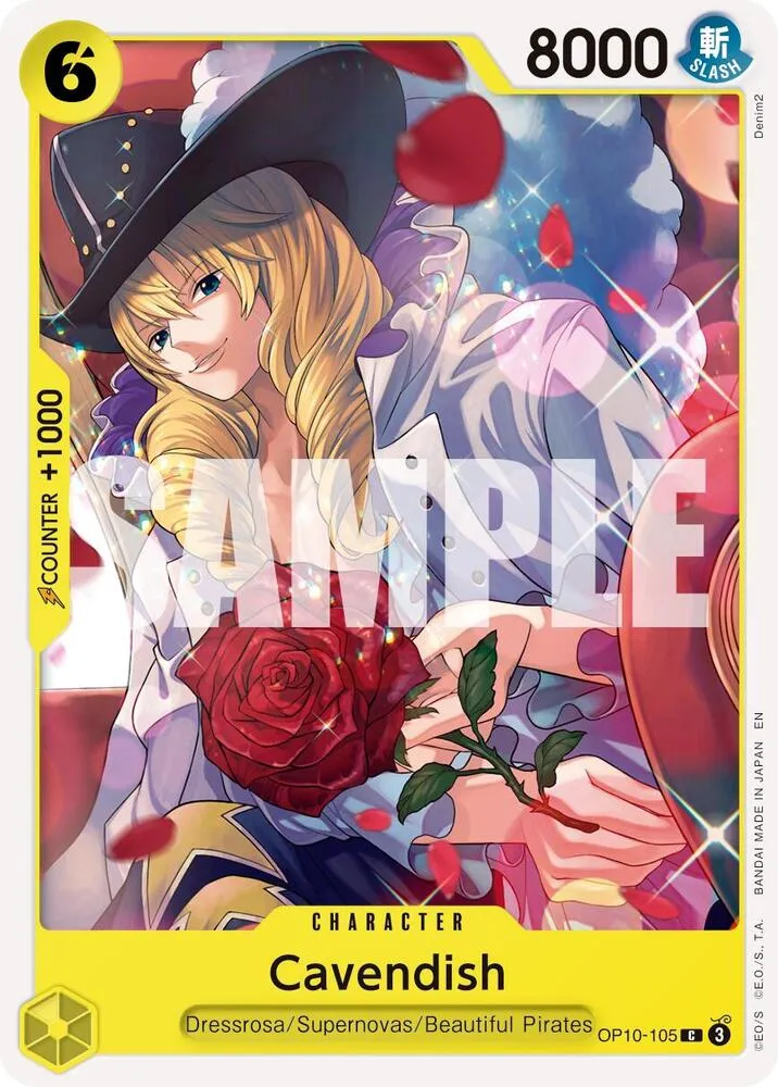 Cavendish - OP10-105 (Reprint) — Premium Booster -The Best- Vol. 2 — One Piece Card Game