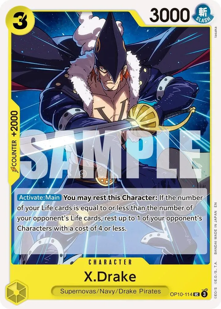X.Drake (Reprint) — Premium Booster -The Best- Vol. 2 — One Piece Card Game