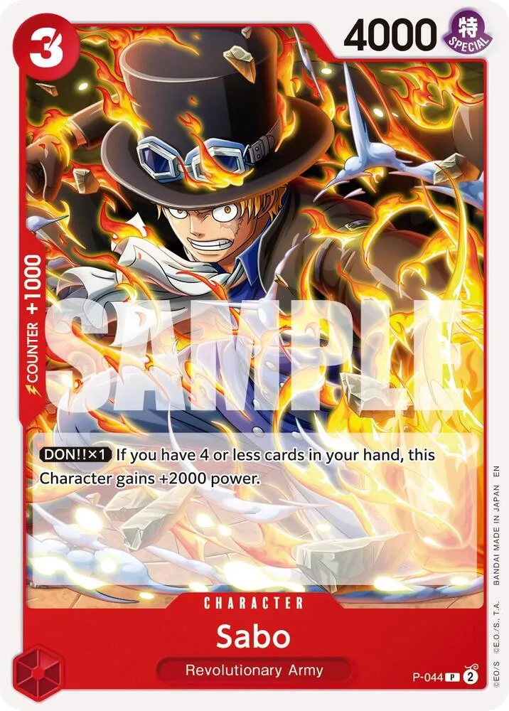 Sabo - P-044 (Reprint) — Premium Booster -The Best- Vol. 2 — One Piece Card Game