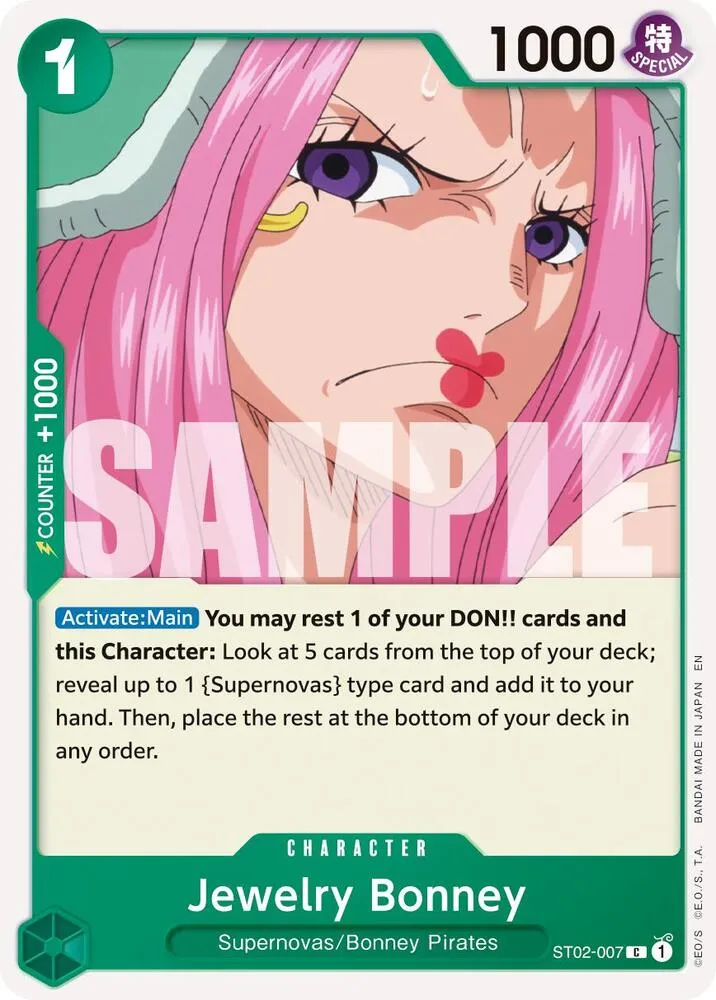 Jewelry Bonney - ST02-007 (Reprint) — Premium Booster -The Best- Vol. 2 — One Piece Card Game