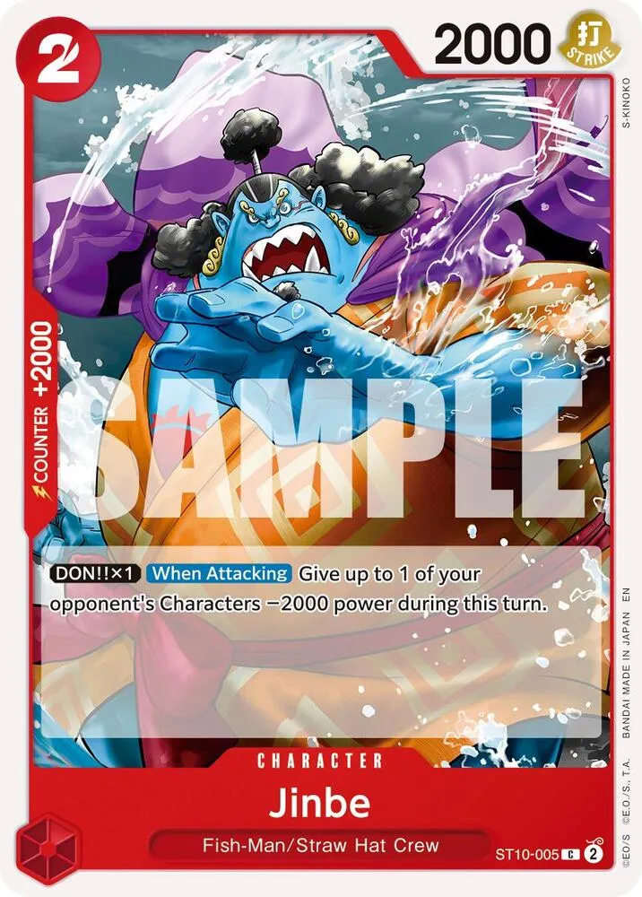 Jinbe - ST10-005 (Reprint) — Premium Booster -The Best- Vol. 2 — One Piece Card Game
