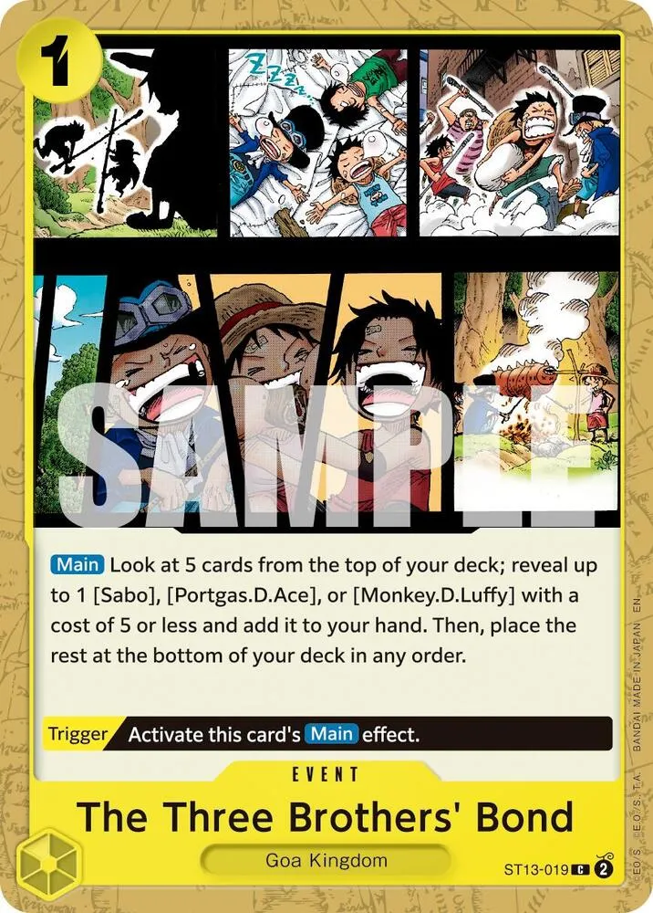 The Three Brothers' Bond (Reprint) — Premium Booster -The Best- Vol. 2 — One Piece Card Game