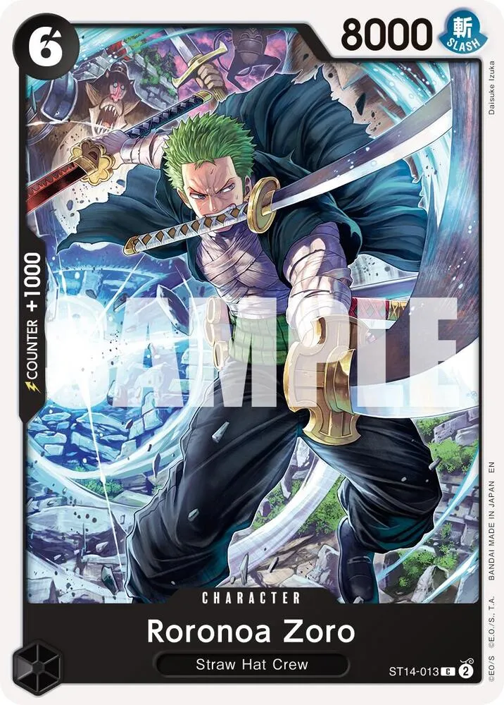 Roronoa Zoro - ST14-013 (Reprint) — Premium Booster -The Best- Vol. 2 — One Piece Card Game