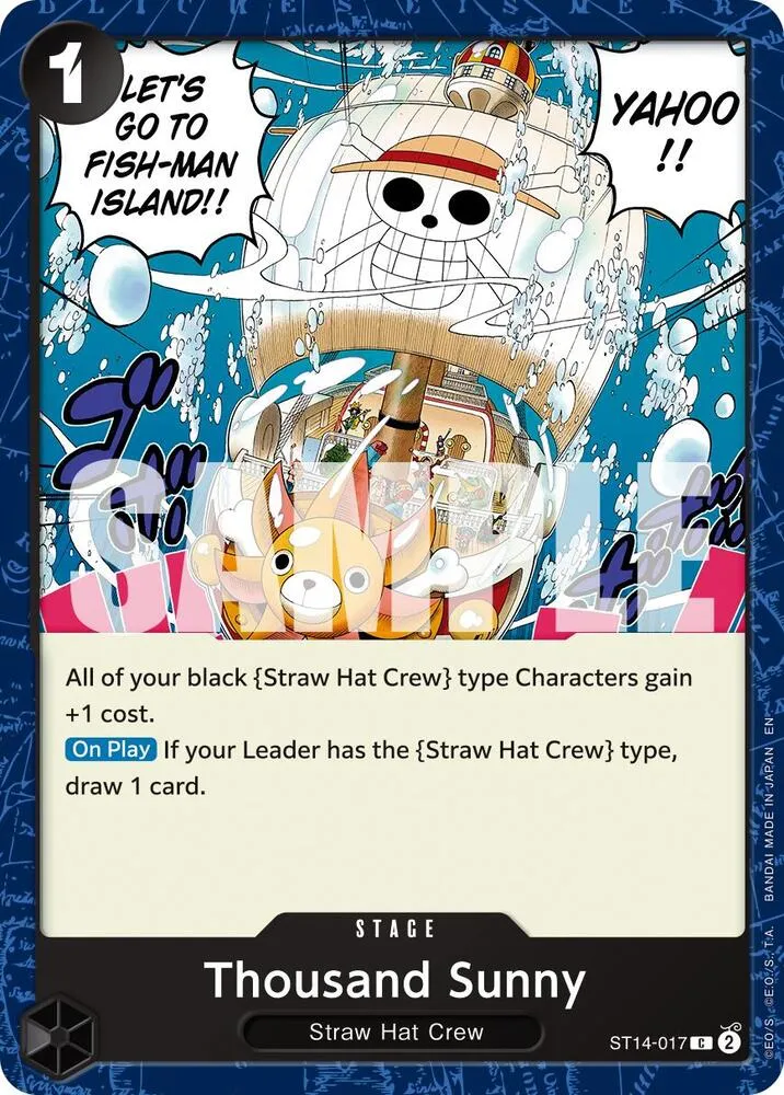 Thousand Sunny (Reprint) — Premium Booster -The Best- Vol. 2 — One Piece Card Game