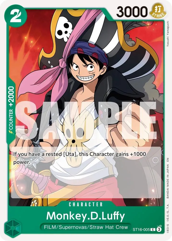 Monkey.D.Luffy - ST16-005 (Reprint) — Premium Booster -The Best- Vol. 2 — One Piece Card Game