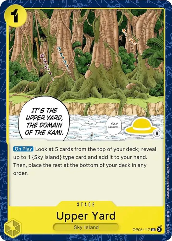Upper Yard (Luffy Deck) — Set Sail Deck Set — One Piece Card Game