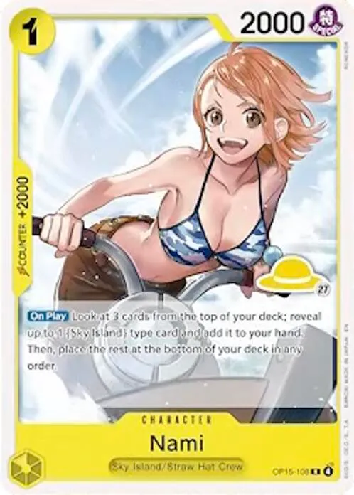 Nami (Luffy Deck) — Set Sail Deck Set — One Piece Card Game
