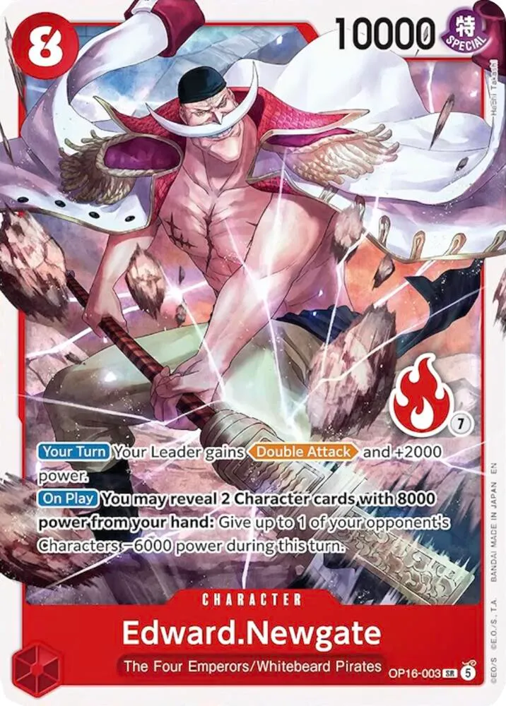 Edward.Newgate (OP16-003) (Ace Deck) — Set Sail Deck Set — One Piece Card Game