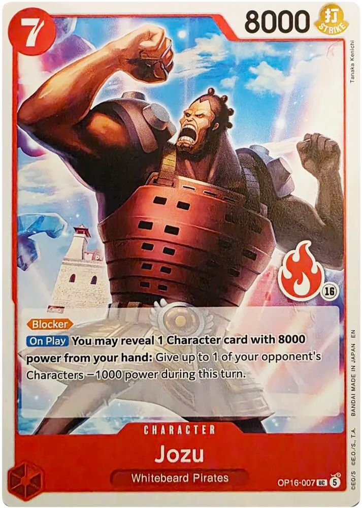 Jozu (Ace Deck) — Set Sail Deck Set — One Piece Card Game
