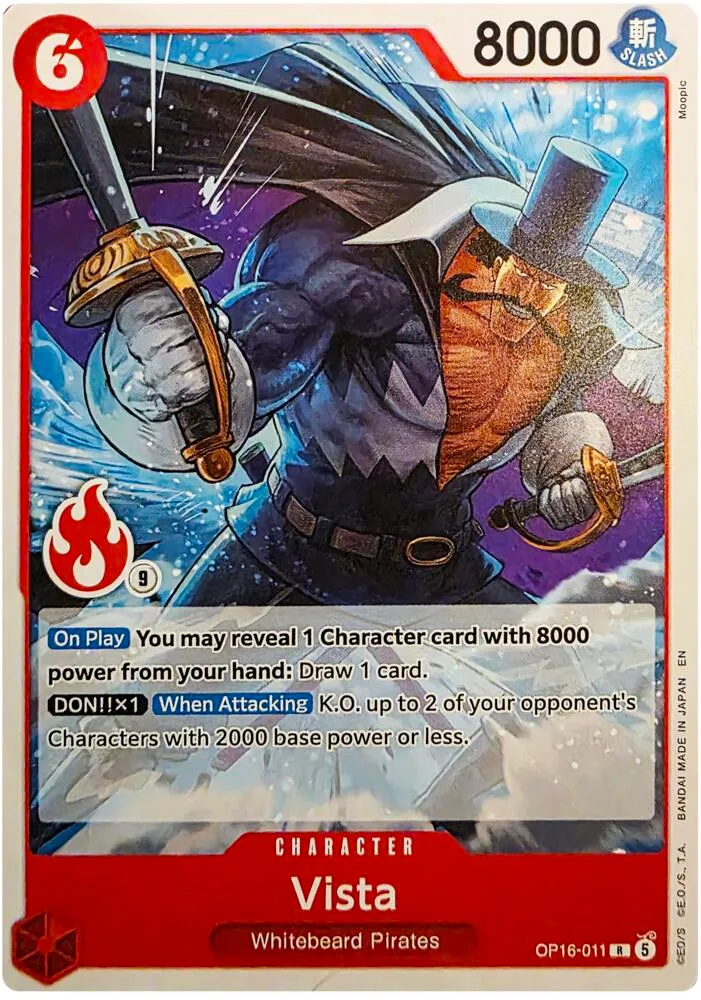 Vista (Ace Deck) — Set Sail Deck Set — One Piece Card Game