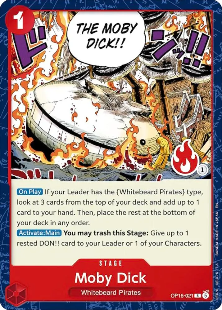 Moby Dick (Ace Deck) — Set Sail Deck Set — One Piece Card Game