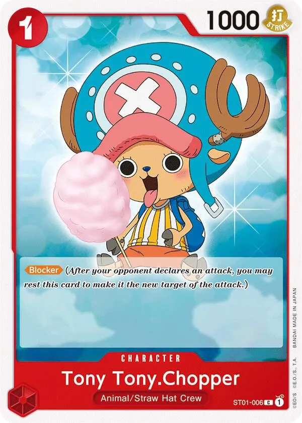 Tony Tony.Chopper (ST01-006) — ST-01: Starter Deck 1 Straw Hat Crew — One Piece Card Game