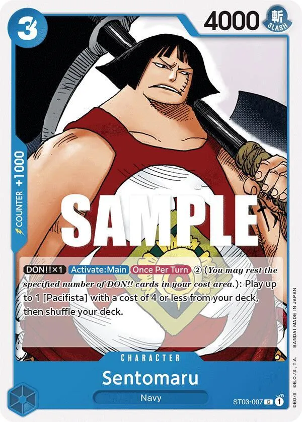 Sentomaru — ST-03: Starter Deck 3 The Seven Warlords of The Sea — One Piece Card Game