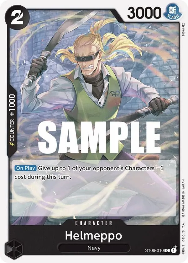 Helmeppo — ST-06: Starter Deck 6 Absolute Justice — One Piece Card Game