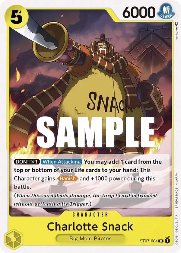 Charlotte Snack — ST-07: Starter Deck 7 Big Mom Pirates — One Piece Card Game
