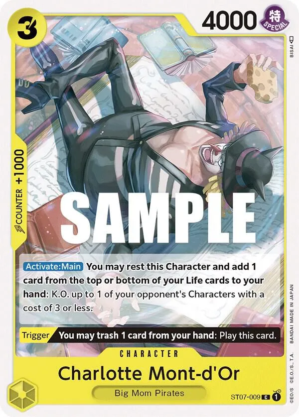 Charlotte Mont-d'Or — ST-07: Starter Deck 7 Big Mom Pirates — One Piece Card Game