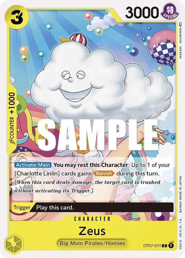 Zeus — ST-07: Starter Deck 7 Big Mom Pirates — One Piece Card Game